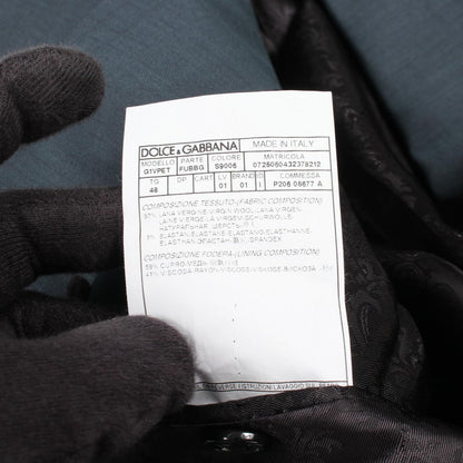 Dolce & Gabbana Tailored Jacket Shawl Color Wool — view 5