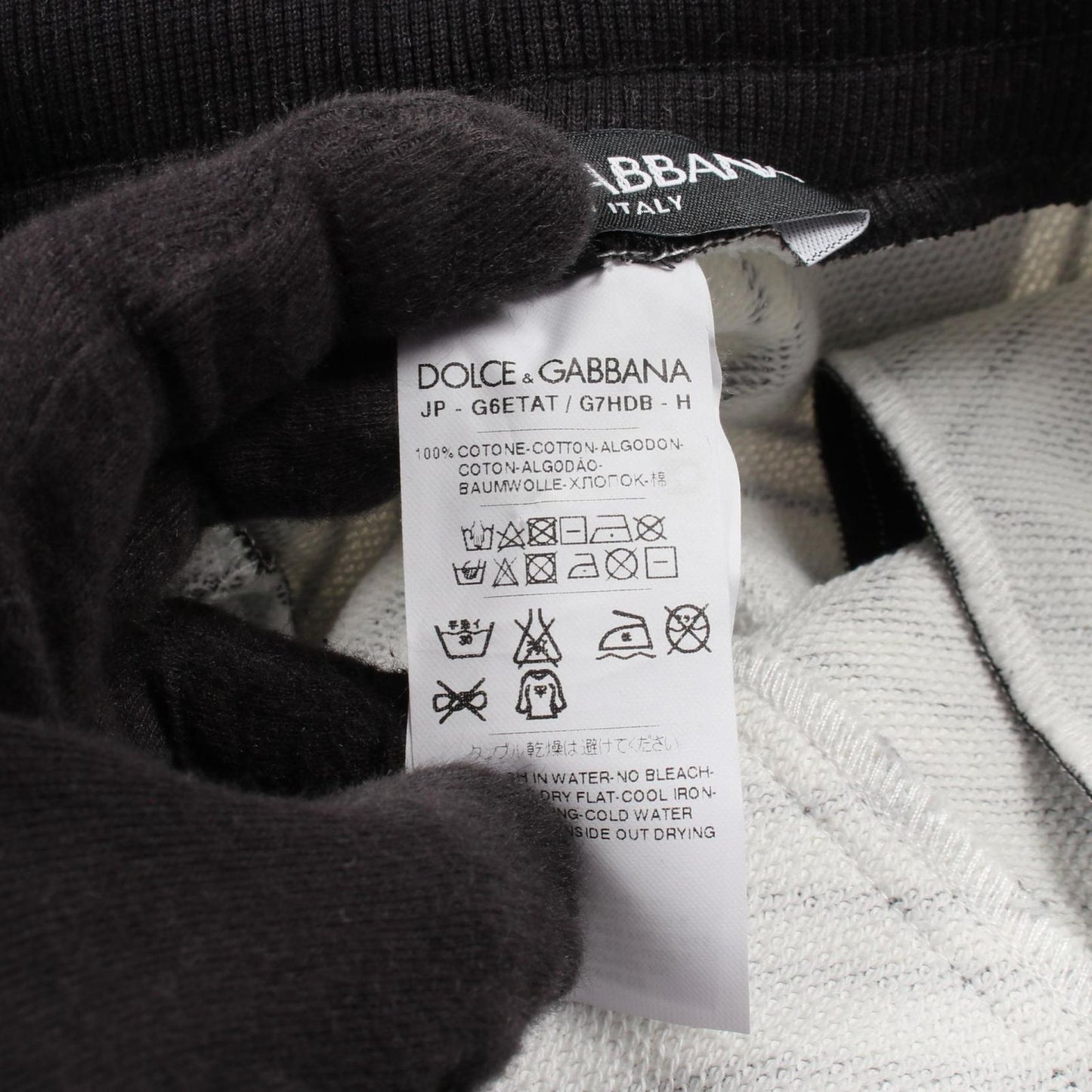Dolce & Gabbana Pants All Over Pattern Cotton Sweatshirt — view 4