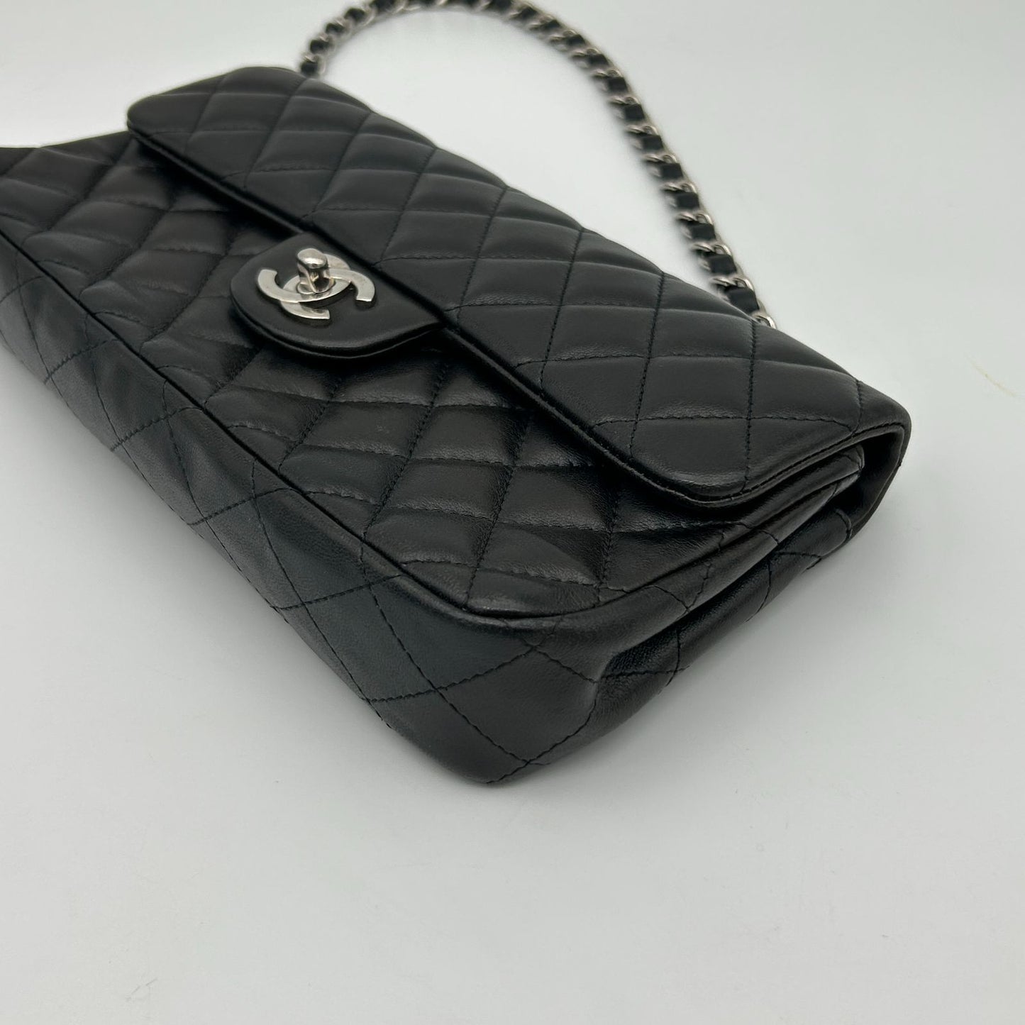 Chanel Quilted Lambskin Leather Shoulder — view 8