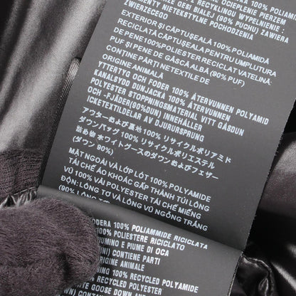 Prada Down Jacket Logo Print Hooded Black — view 5