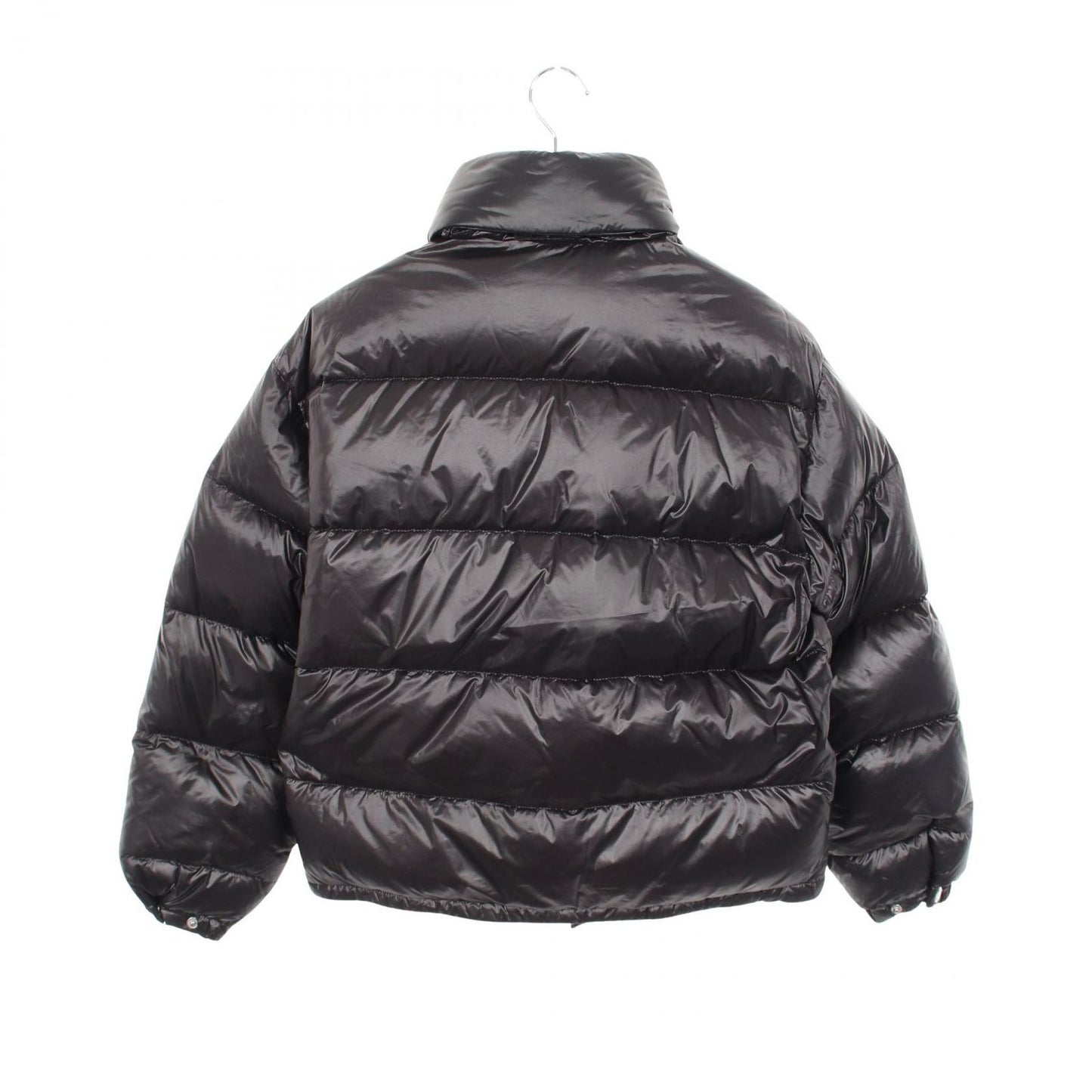 Prada Down Jacket Logo Print Hooded Black — view 2