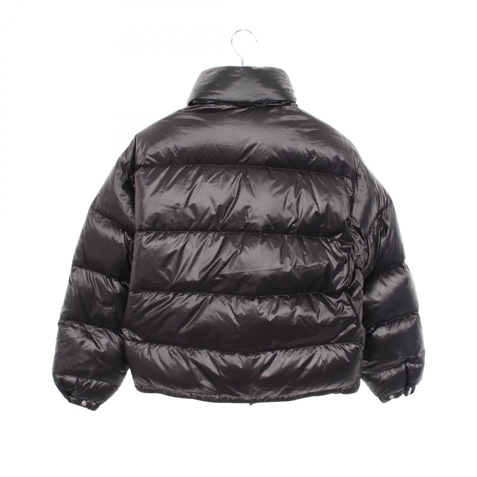 Prada Down Jacket Logo Print Hooded Black — view 2