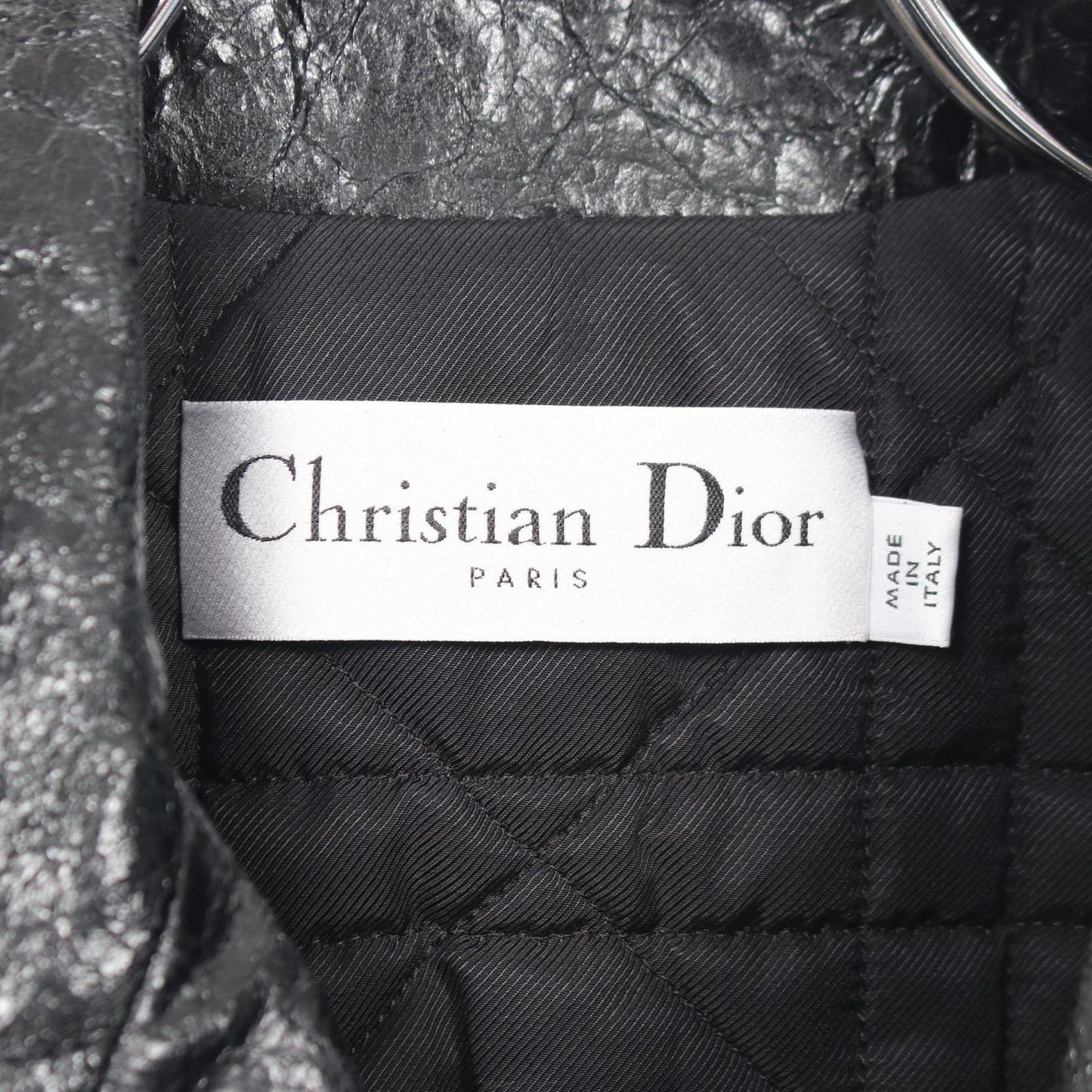 Dior Rider's Jacket Black Leather — view 3
