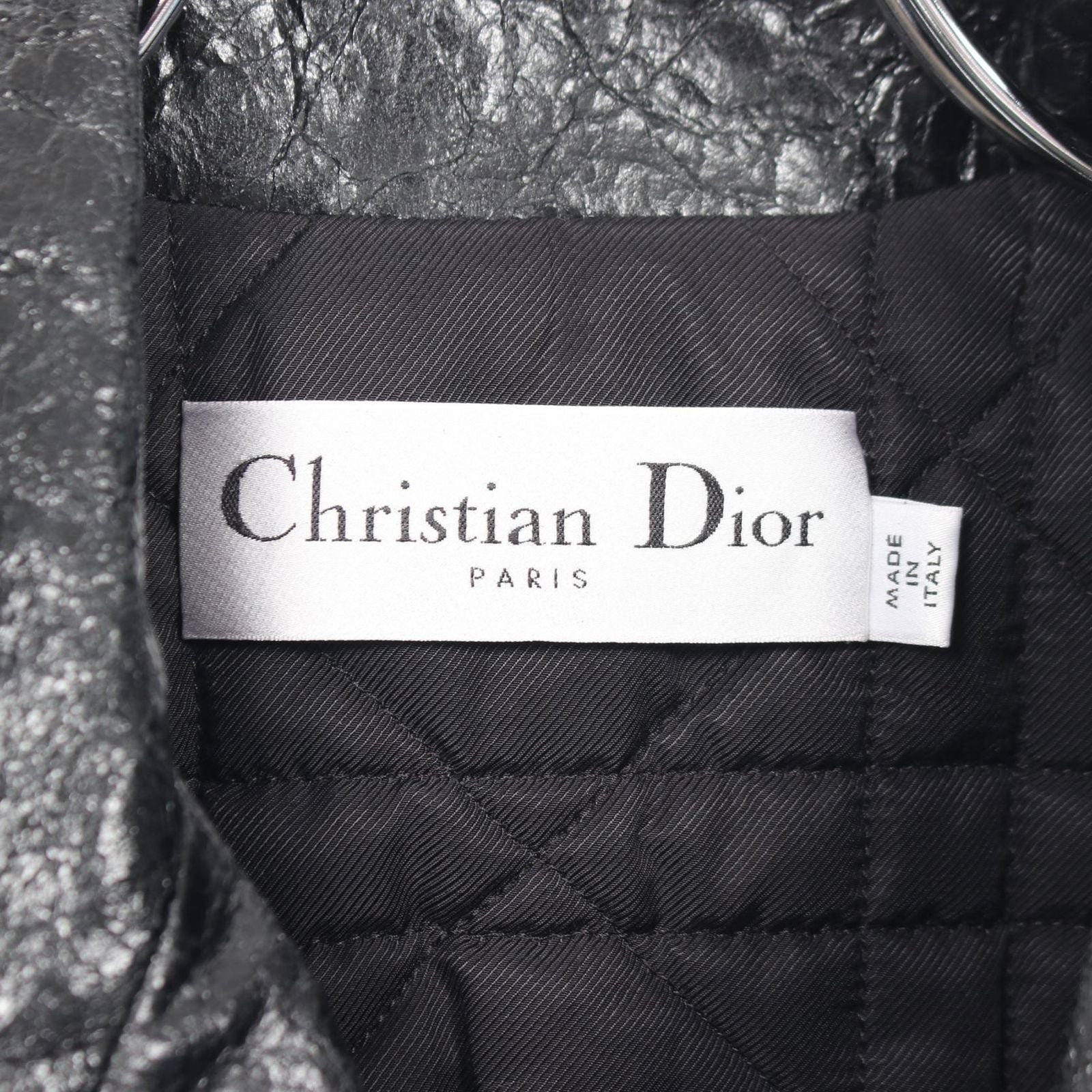Dior Rider's Jacket Black Leather — view 3