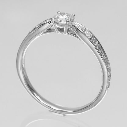 Tiffany & Co Harmony Solitaire I IF Platinum Diamond Ring — view 3