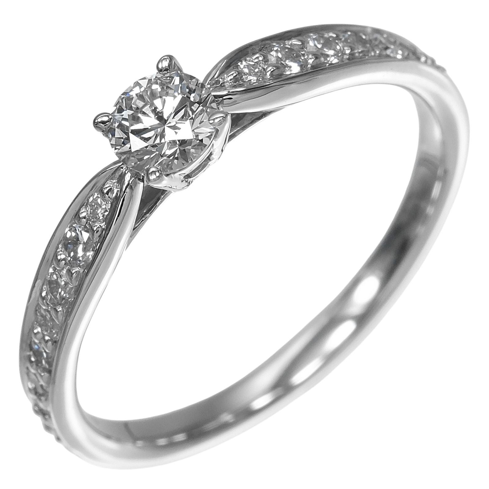 Tiffany & Co Harmony Solitaire I IF Platinum Diamond Ring
