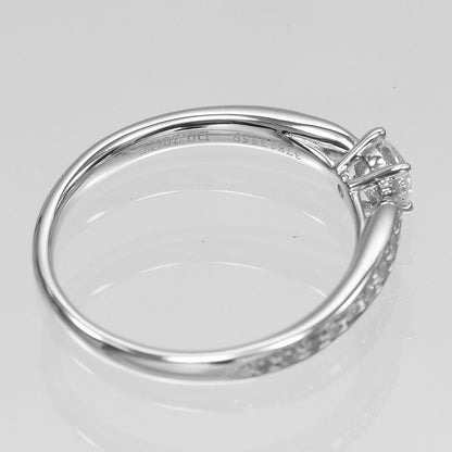 Tiffany & Co Harmony Solitaire I IF Platinum Diamond Ring — view 5