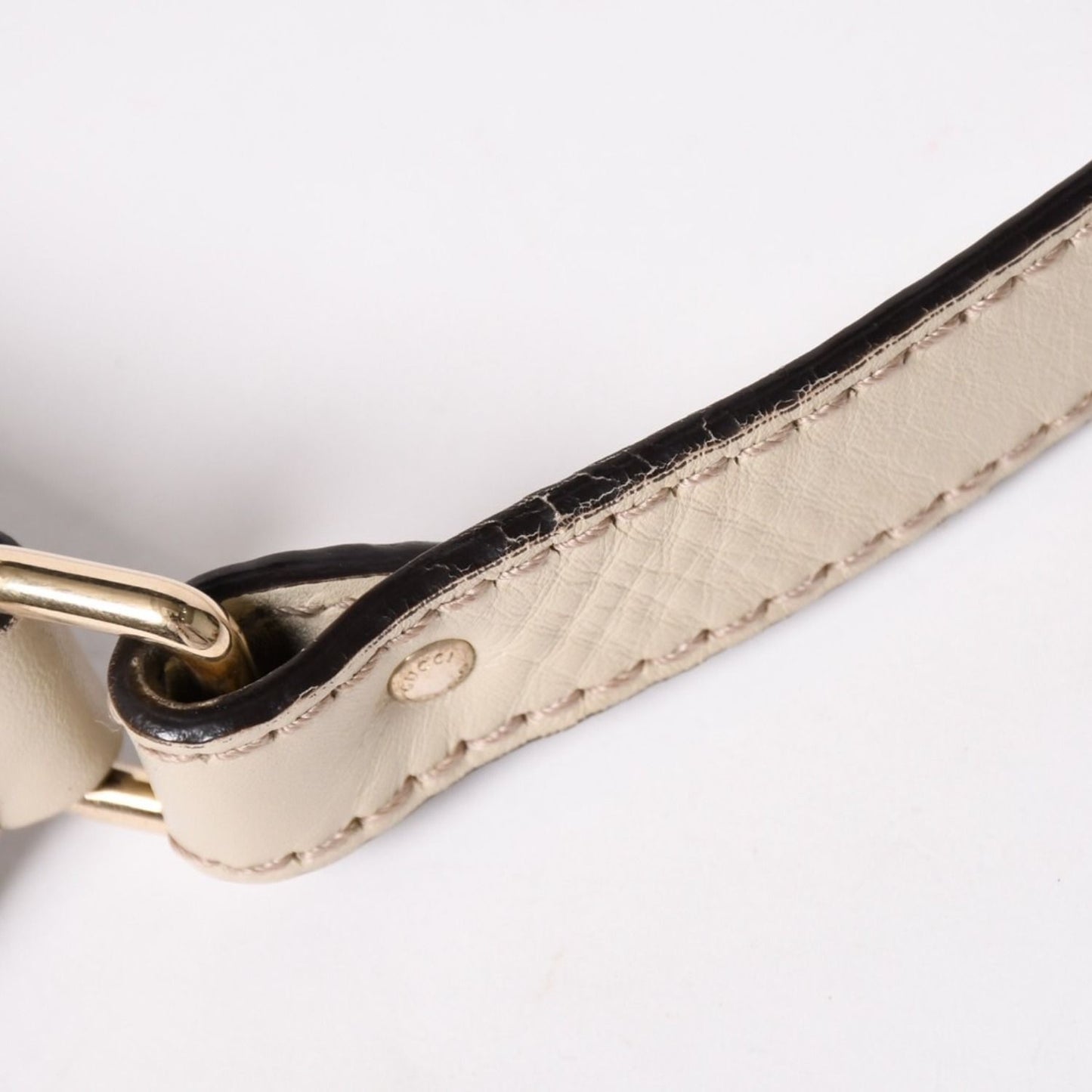 Gucci GG Canvas Sukey Shoulder Bag Brown Gold — view 4