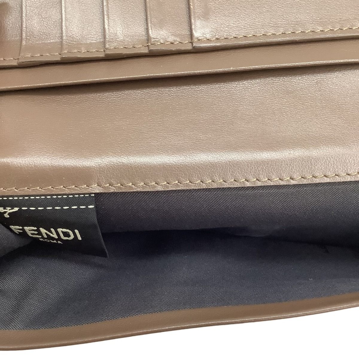 Fendi Wallet Micro FF Pattern Brown — view 6