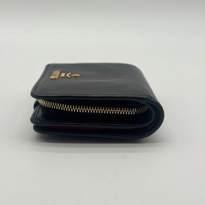 Prada Wallet Bifold Black L-shaped Zipper Leather — view 4