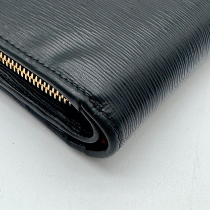 Prada Wallet Bifold Black L-shaped Zipper Leather — view 7