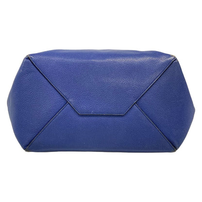 Celine Tote Cabas Phantom Small with Belt Navy Leather — view 5