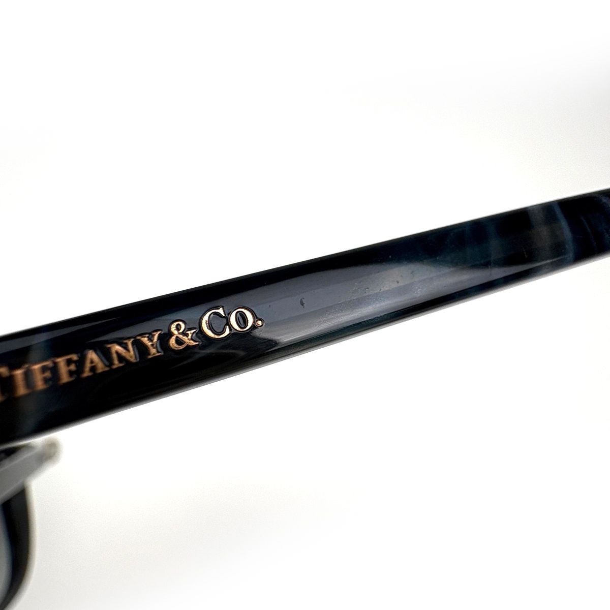 Tiffany & Co Rhinestone Sunglasses Acetate Blue Eyewear — view 3
