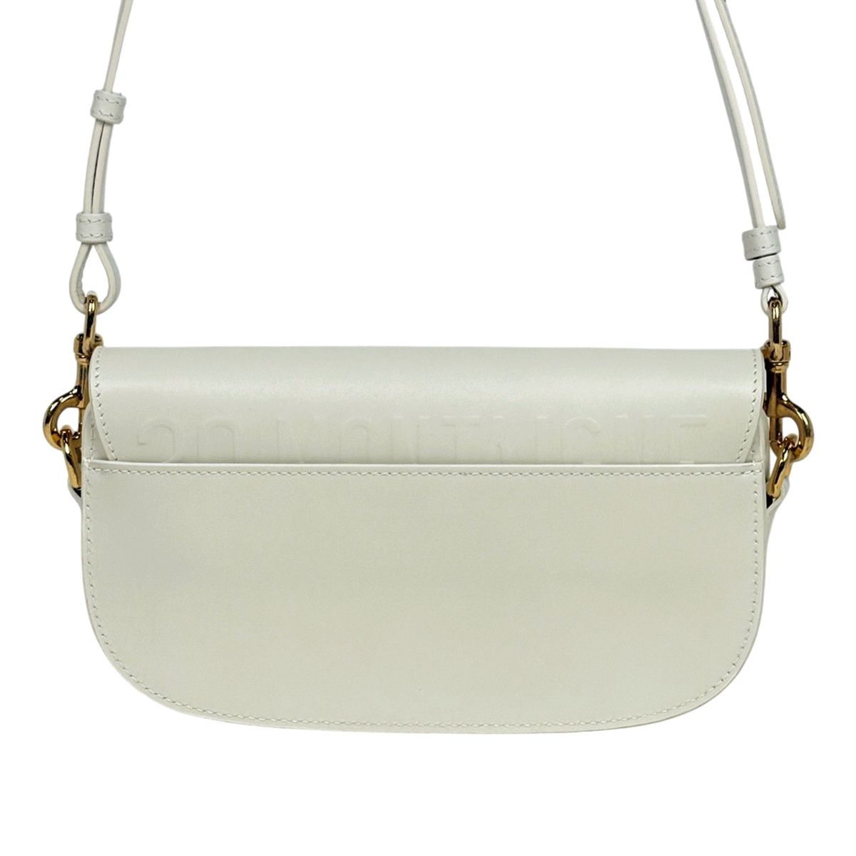 Dior Bobbi East West Shoulder Bag Leather White — view 3