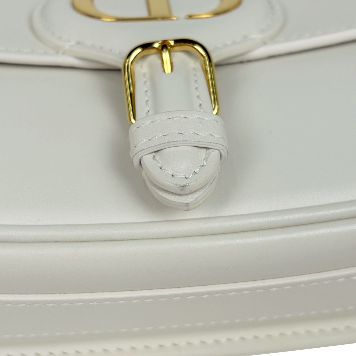 Dior Bobbi East West Shoulder Bag Leather White — view 8