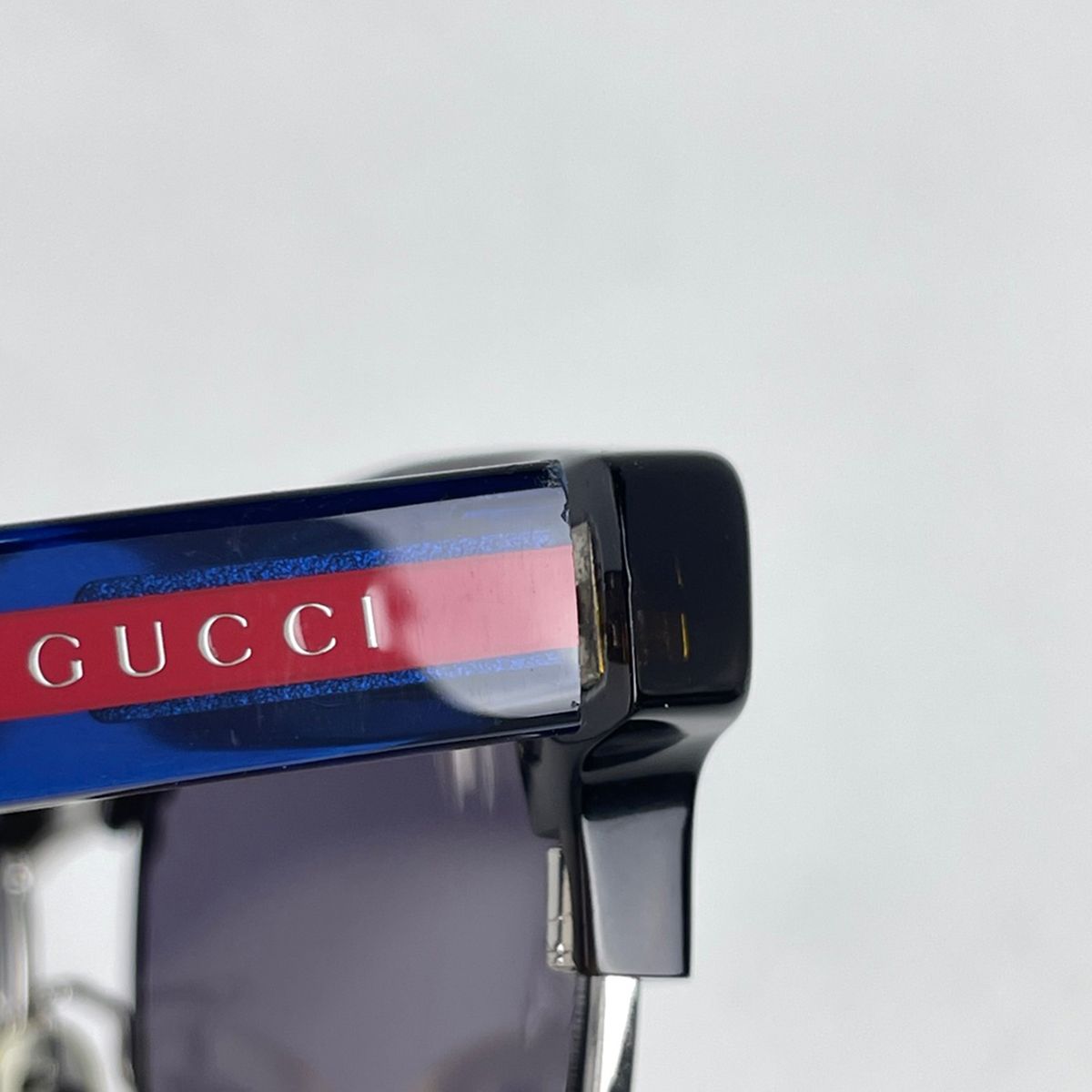 Gucci Logo Sunglasses Eyewear Demi Pattern Acetate Brown — view 6