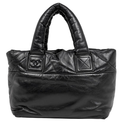 Chanel Coco Cocoon Tote Leather Black — view 3