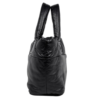 Chanel Coco Cocoon Tote Leather Black — view 4