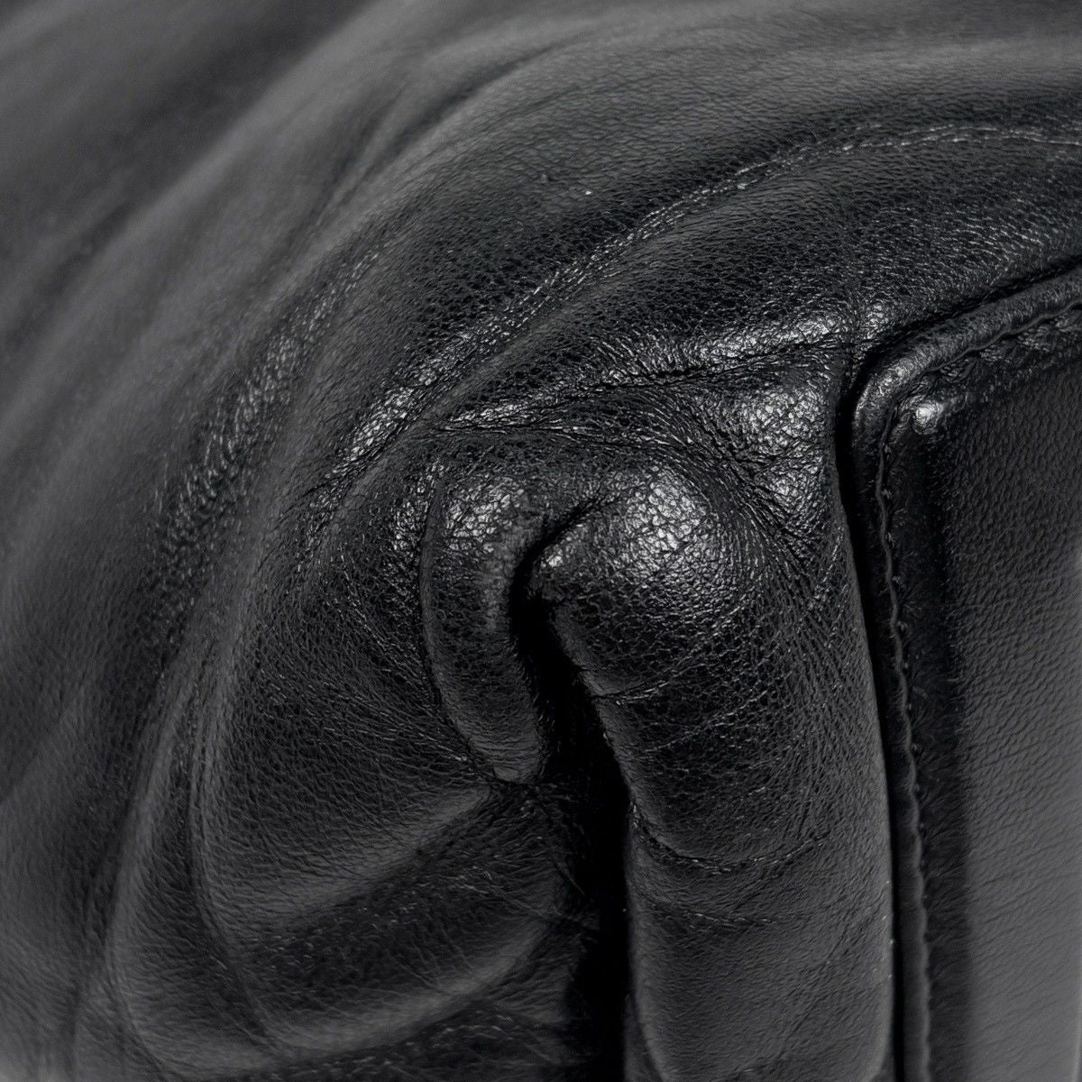 Chanel Coco Cocoon Tote Leather Black — view 7