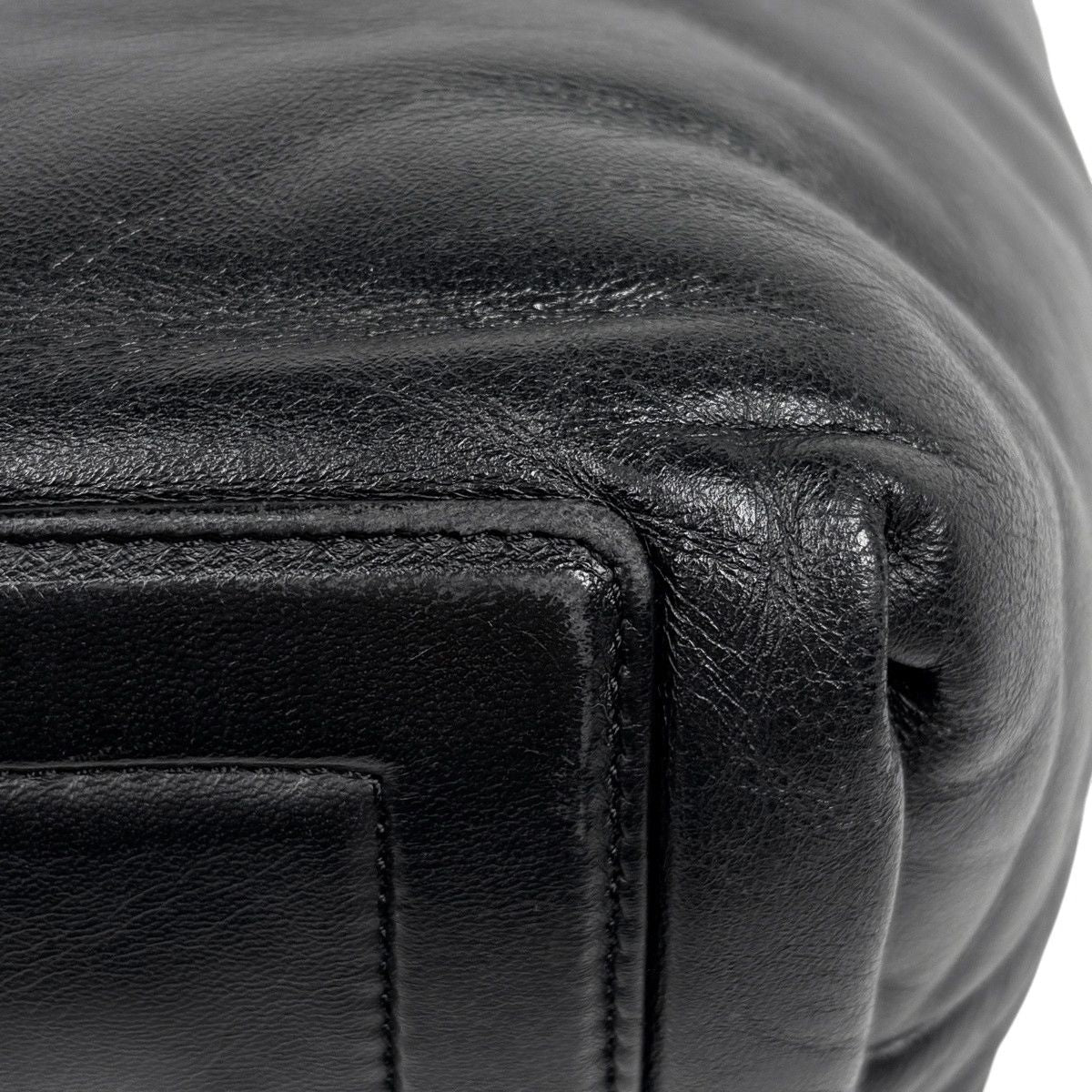 Chanel Coco Cocoon Tote Leather Black — view 6