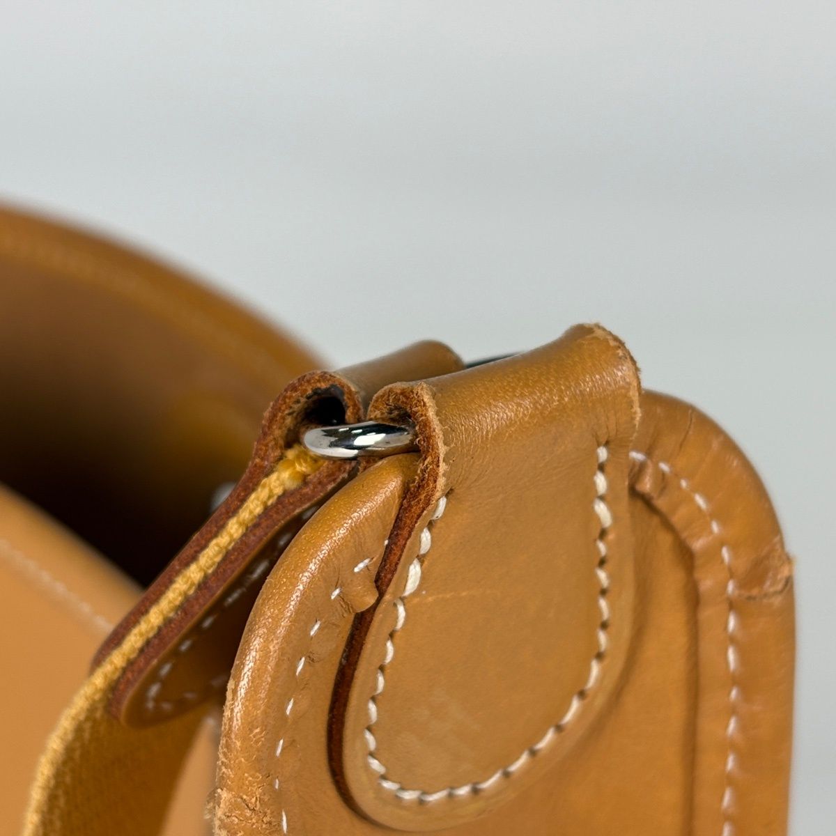 Hermes Vespa PM Shoulder Bag Vache Natural — view 6