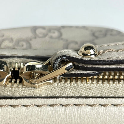 Gucci Guccissima Ski Handbag Signature 2-Way Shimarais the Ivory — view 5