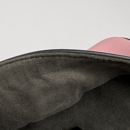 Fendi Micro Baguette 2-Way Mon Star Leather Pink Handbag — view 9