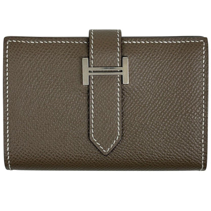 Hermes Bearn Mini Card Case Veau Epsom Etoupe