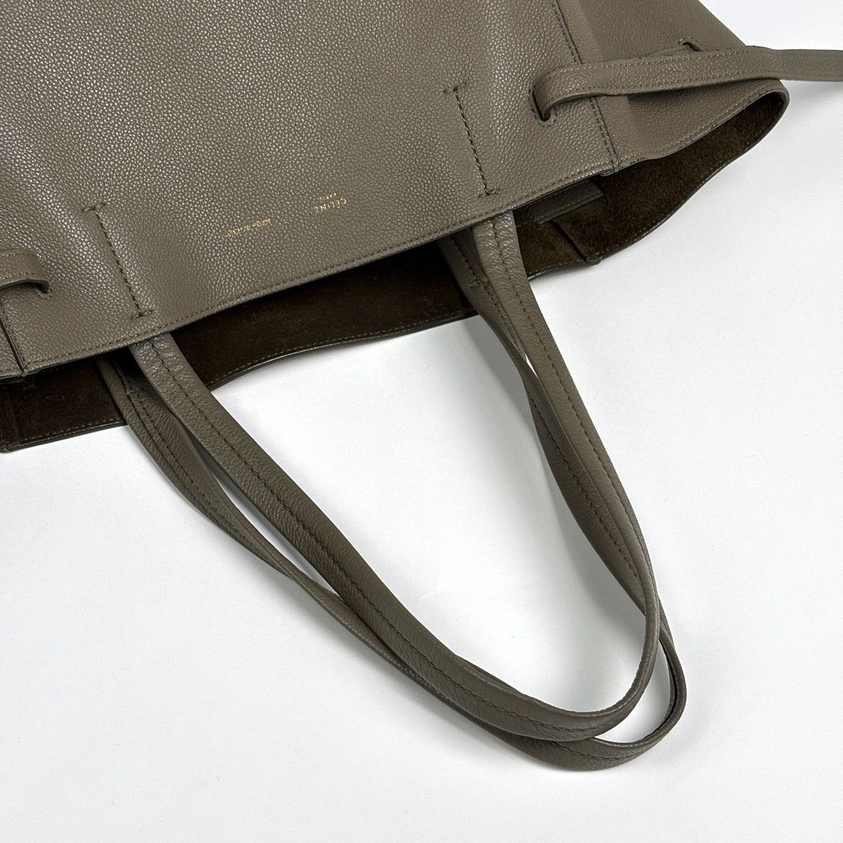 Celine Cabas Phantom Small Tote Leather Gray — view 5