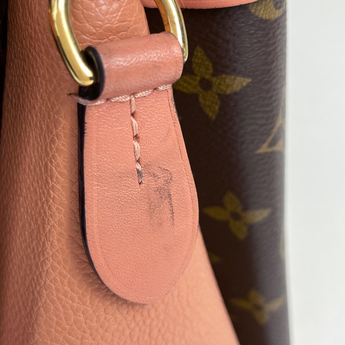 Louis Vuitton Soufflot NV BB 2-Way Handbag Monogram Brown Peche — view 4