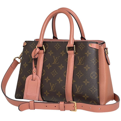 Louis Vuitton Soufflot NV BB 2-Way Handbag Monogram Brown Peche