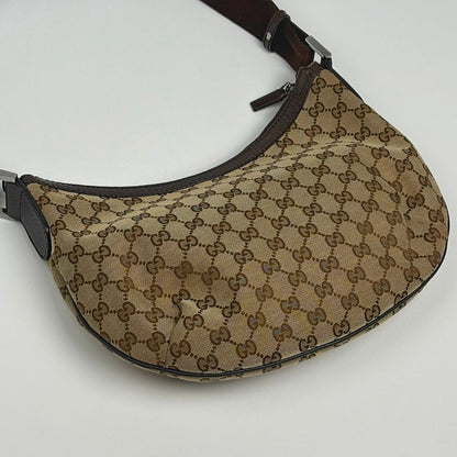 Gucci GG Pattern Shoulder Bag Canvas Beige Brown — view 2
