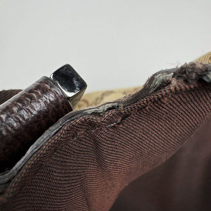 Gucci GG Pattern Shoulder Bag Canvas Beige Brown — view 7