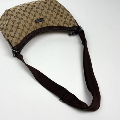 Gucci GG Pattern Shoulder Bag Canvas Beige Brown — view 6