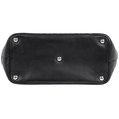 Chanel Cambon Line Large Tote CC Logo Shoulder Bag Leather Black — view 5