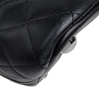 Chanel Cambon Line Large Tote CC Logo Shoulder Bag Leather Black — view 7