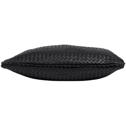 Bottega Veneta Intrecciato Shoulder Bag Hobo Leather Black — view 5