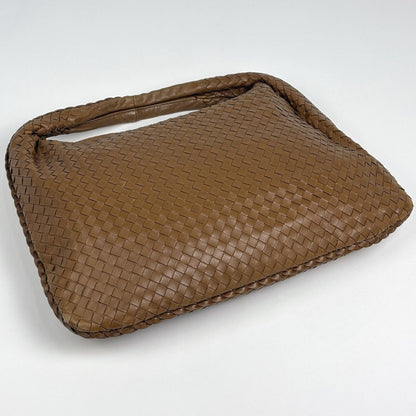 Bottega Veneta Intrecciato Shoulder Bag Hobo Leather Brown — view 2
