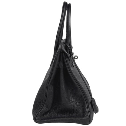Hermes Birkin 30 Handbag Togo Black — view 4
