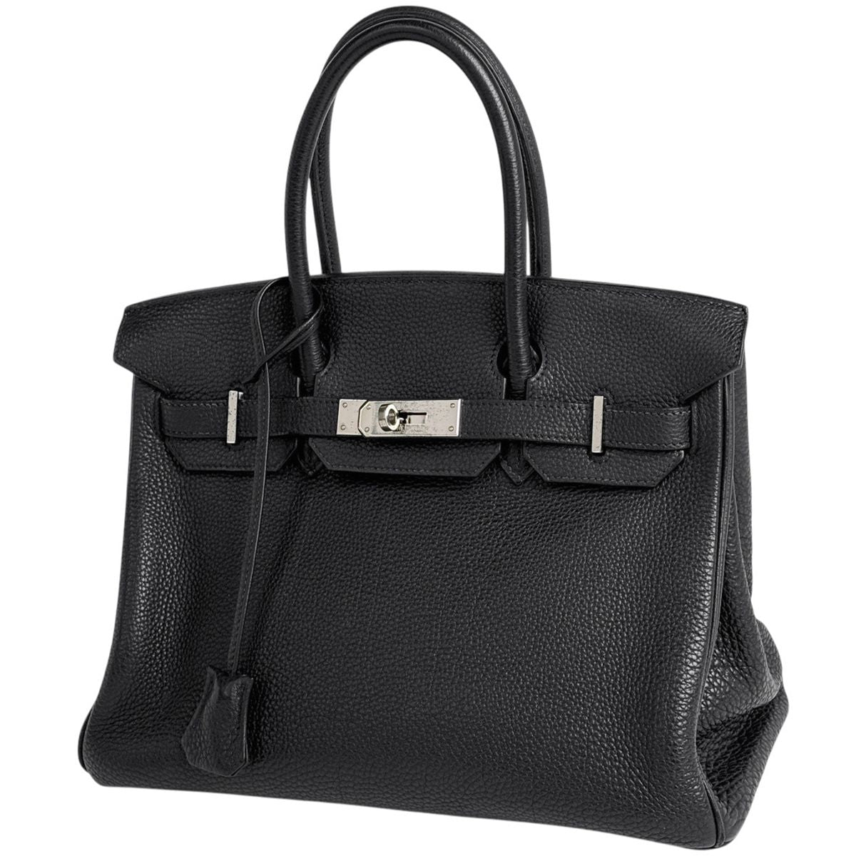 Hermes Birkin 30 Handbag Togo Black