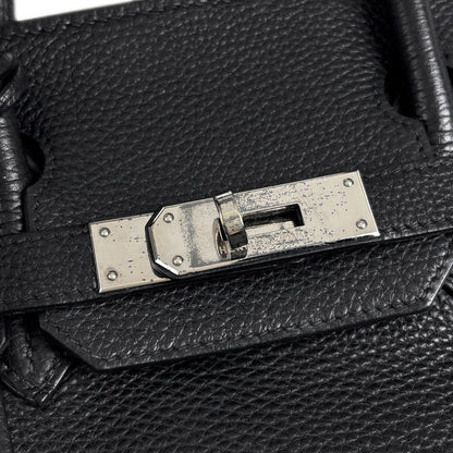 Hermes Birkin 30 Handbag Togo Black — view 7