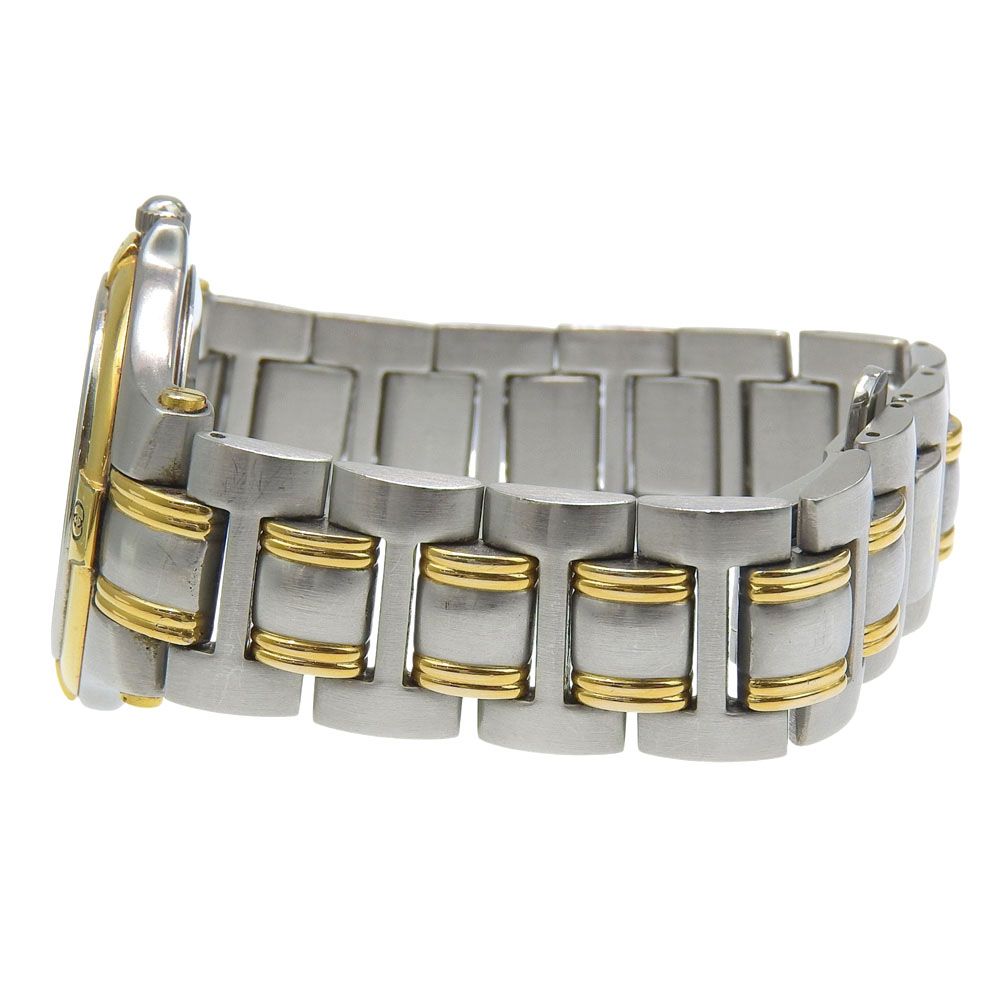 Gucci Stainless Steel Gold Plated Silver Kuo Analog Display Gray Dial Watch — view 4