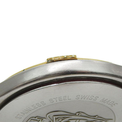 Gucci Stainless Steel Gold Plated Silver Kuo Analog Display Gray Dial Watch — view 8