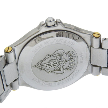 Gucci Stainless Steel Gold Plated Silver Kuo Analog Display Gray Dial Watch — view 6