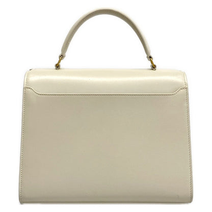 Saint Laurent Paris Handbag Cassandra Top Handle Bag White Gold Leather — view 3