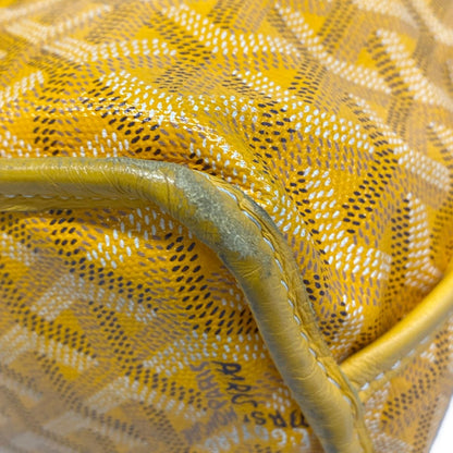 Goyard Tote Anjou Mini Yellow Reversible Leather — view 6
