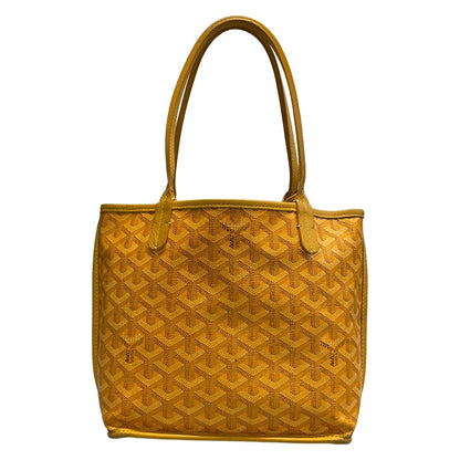 Goyard Tote Anjou Mini Yellow Reversible Leather — view 3