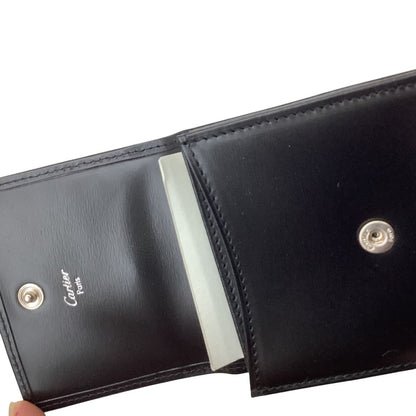 Cartier Wallet Coin Purse Panthère L Black — view 4