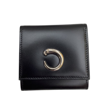 Cartier Wallet Coin Purse Panthère L Black — view 2