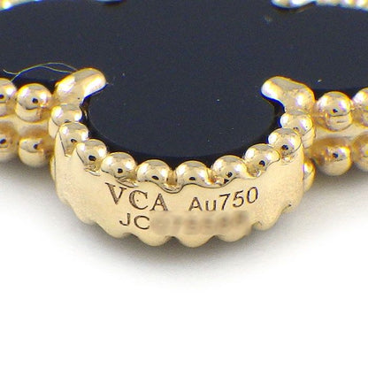 Van Cleef & Arpels Bracelet Magic Alhambra 5 Motifs Onyx White Gray Shell 18k — view 4